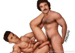 actor big_cock big_penis boner celebrity erect_penis erection gay hairy hard_on huge_cock huge_penis looking_at_viewer male male_only marcomo muscles muscular muscular_male real_person tom_selleck uncut veiny_penis zac_efron