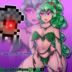 1girls dryad dryad_(terraria) jonohasmono terraria