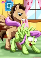 bbmbbf blush doctor_whooves equestria_untamed female friendship_is_magic hasbro male male/female merry_may_(mlp) my_little_pony open_mouth palcomix pegasus penis pony sex teeth tongue vaginal_penetration vaginal_sex