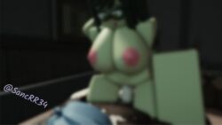 3d animated blush blushing breasts celtor_(deepwoken) cum cum_in_pussy deepwoken duo etrean_(deepwoken) female female_focus glasses green_eyes huge_breasts large_breasts nipples no_sound nude penis riding roblox roblox_game sancrr34 sex tagme tongue_out twitter_username vagina vaginal vaginal_penetration vaginal_sex video