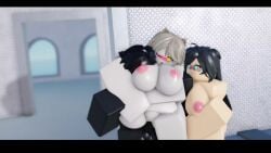 1boy 2girls 3d animated artist_request big_breasts blush blushing breasts canor_(deepwoken) deepwoken felinor_(deepwoken) no_sound nude roblox roblox_game sex source_request tagme threesome tongue_out vaginal_penetration vesperian_(deepwoken) video