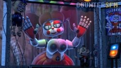 3d 3d_(artwork) against_surface animated animatronic baby_(fnafsl) behind_glass big_breasts breast_squish breasts circus_baby circus_baby_(fnaf) countersfm digital_media_(artwork) female five_nights_at_freddy's glass green_eyes hair hand_on_glass hi_res humanoid looking_at_viewer machine no_sound on_glass red_hair robot scottgames sister_location smile smiling_at_viewer solo source_filmmaker squish tagme video video_games webm