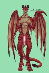 anthro anthro_only blizzard_entertainment breasts claws cock dick dracthyr dragon dragonflight furry furry_only horns male male_only nihilishn nipples penis scales scalie tail thighs video_games wings world_of_warcraft