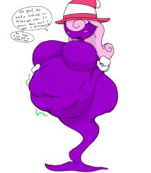 belly_bulge big_belly ghg121 huge_breasts mario_(series) paper_mario vivian_(paper_mario) vore