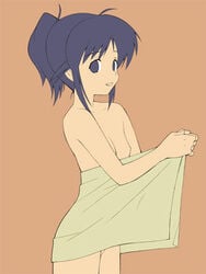 flat_chest flat_colors kizaki lowres mahoro_andou mahoromatic nipples nude towel