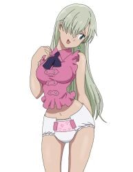 diaper diaper_fetish dl-cole elizabeth_liones nanatsu_no_taizai tagme