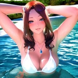 1girls ai_generated breasts female female_only frenchmilf human human_only light-skinned_female light_skin milf