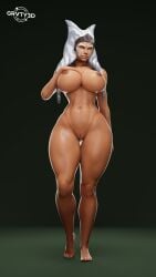 1girls 3d ahsoka_tano ass barefoot big_ass big_breasts big_butt breasts butt_focus calves feet female female_only grvty3d huge_ass large_ass large_breasts large_butt legs legs_together lekku looking_at_viewer naked naked_female no_shoes nude nude_female orange_skin plump_ass pussy round_ass round_butt solo standing star_wars text thick thick_thighs thighs togruta voluptuous wide_hips