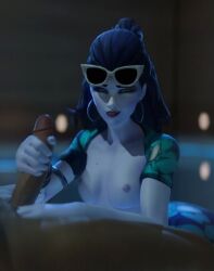 3d bubble_butt handjob hot_tub jacuzzi netcrum night overwatch overwatch_2 widowmaker