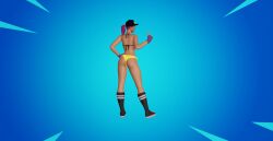 3d 3d_model ass ass_focus beach_bomber brite_bomber fortnite fortnite:_battle_royale video_game_character video_game_franchise video_games virtamate