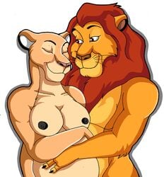 anthro breasts disney mufasa nipples popesslodovica pregnant sarabi the_lion_king