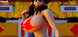 3d 3d_animation ass bikini breasts dancing dragon_ball hair legs mechferatu mmd tagme videl video