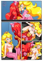 3girls bbmbbf licking mario_(series) multiple_girls nintendo nsfw page_8 palcomix peach_x_wendy_5_(comic) princess_peach super_mario_bros. toadette toon.wtf undressing wendy_o._koopa yuri