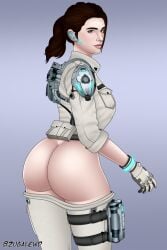 ass ass big_ass booty brunnette fanart female hailey pawg tactical the_first_descendant thefirstdescendant zugalewd