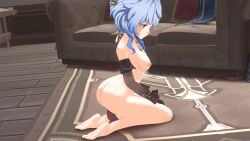1girls 3d aidenhet animated ass ass_focus blue_hair breasts cowgirl_position dildo dildo_in_pussy feet female female_only ganyu_(genshin_impact) ganyu_(twilight_blossom)_(genshin_impact) genshin_impact hoyoverse light-skinned_female light_skin masturbation moaning mp4 naked nude nude_female partially_clothed pussy riding riding_dildo sex_toy soles solo sound tagme uncensored vaginal_penetration video violet_eyes