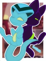 2boys anthro artist_name cat_ears cock erection green_eyes kwami littlelilith male male_only miraculous:_tales_of_ladybug_and_cat_noir miraculous_ladybug one_eye_closed penis plagg_(miraculous_ladybug) sass_(miraculous_ladybug) snake_hood snake_tail tagme wtf yellow_eyes
