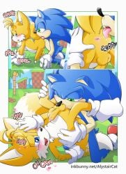 2boys alystaircat anus balls blush comic feminine_tails gay licking licking_anus licking_ass male male/male male_only open_mouth penis sega sex sonic_(series) sonic_the_hedgehog sonic_the_hedgehog_(series) tails tongue tongue_out yaoi