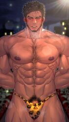 bara censor_bar censored censored_penis male male_only mu-q muscular muscular_male tagme yaoi