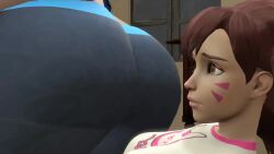 2girls 3d animated asian asian_female ass_on_face big_ass blizzard_entertainment d.va fart farting_in_face female female_only fetishtrash flapping funny mei_(overwatch) overwatch short_playtime sound tagme video yuri