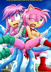 amy_rose anal archie_comics bbmbbf furry julie-su mobius_unleashed palcomix sega sonic_(series) tentacle