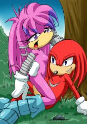 archie_comics bbmbbf furry julie-su knuckles_the_echidna mobius_unleashed palcomix sega sonic_(series)