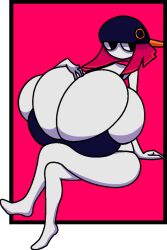 big_breasts female friday_night_funkin friday_night_funkin_mod hotline_024 newgrounds nikku_(fnf_mod) nikku_(friday_night_funkin) ymosanon