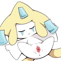 colanukl female generation_3_pokemon genitals hi_res humanoid imminent_sex jirachi legendary_pokemon nintendo pokemon pokemon_(species) pussy sex sleep_sex sleeping solo