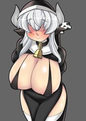 big_breasts cow_girl mralee nun_outfit