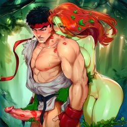1boy 1boy1girl 1girls 2d abs absurd_res affair ai_generated batman_(series) big_breasts big_penis black_hair blush bottomless bottomless_male breasts_squeeze capcom crossover dc_comics dominant_female dominatrix duo erection female fighter forest fortnite grabbing grabbing_from_behind grabbing_penis green_body green_skin handjob headband hero hi_res huge_cock justice_league karate_gi kiss_mark kiss_mark_on_balls kiss_mark_on_penis kissing kissing_neck light-skinned_male light_skin lipstick_on_balls lipstick_on_penis long_hair long_sleeves lovers male male/female muscular muscular_male naked naked_female nature nature_background novelai nymph outdoor_nudity outdoor_sex outdoors pamela_isley partially_clothed_male poison_ivy precum precum_drip precum_on_penis precum_string red_hair ryu_(street_fighter) scientist seducing seductive seductive_look seductive_pose sex shaved_pussy squeezing squeezing_penis straight straight_sex street_fighter sweat sweating thick_hips thick_legs thick_thighs twitwit video_game_character video_games villain_on_hero villainess voluptuous_female