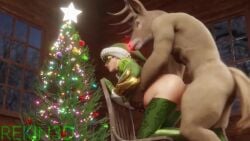 3d animated anthro anthro_on_female anthro_on_human anthro_penetrating anthro_penetrating_female anthro_penetrating_human ass balls blizzard_entertainment brown_body brown_fur christmas christmas_clothing christmas_headwear christmas_tree clothed clothed/nude clothed_female_nude_male clothed_sex clothing comandorekin deer digital_art digital_media digital_media_(artwork) female female_penetrated from_behind_position fur genitals hat headgear headwear holidays human human_penetrated interspecies interspecies_pregnancy legwear male male/female male_penetrating male_penetrating_female mammal new_world_deer nude overwatch overwatch_2 penetration penis plant pregnant reindeer rekin3d rudolph rudolph_the_red-nosed_reindeer rudolph_the_red_nosed_reindeer santa_hat sex sound sound_warning tagme thigh_highs tracer tree video voidslutva