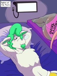 big_ass big_butt chest_tuft cupquake femboy furry girly goodboytrash panties puddin_toon_skunk rat skunk sleeping toony