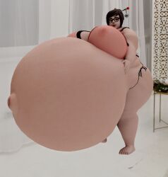 mei (overwatch) from overwatch by dimebabes