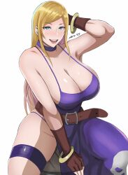 1girls big_breasts blonde_hair bonne_jenet breasts busty cleavage curvaceous curvy curvy_body curvy_female curvy_figure curvy_hips female female_focus female_only huge_breasts king_of_fighters large_breasts long_hair shibusun slim_waist snk solo solo_female thick_thighs thighs voluptuous wide_hips