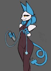 anthro avenu deltarune eggnog_(artist) empty_eyes felid female flail holding_object holding_weapon mammal melee_weapon solo tasque_manager_(deltarune) undertale_(series) video_games weapon yellow_eyes