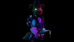 1boy 3d anthro bear black_hat brown_bear brown_skin cinema4d cum five_nights_at_freddy's fnaf hat thebigbuddy white_eyes white_hands