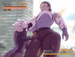 2d_animation 2girls animated big_ass big_breasts big_butt black_hair bouncing_breasts divine_wine fast_movement female fighting funny genderbend genderswap glasses hand_on_hip huge_breasts it_has_to_be_this_way_(song) jiggling_breasts large_breasts meme metal_gear metal_gear_rising mp4 muscular muscular_female music punching punching_breasts raiden revengeance_status rule_63 senator senator_armstrong short_hair size_difference sound spiky_hair standing_here_i_realize thick_ass thick_thighs vampiranhya_(artist) video video_games white_hair