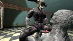 2boys 2monsters 3d anal_sex animated anthro anthro_penetrated anthro_penetrating_anthro capcom capra_demon claws dark_souls demon fangs fromsoftware gay grey_body horns humanoid humanoid_genitalia humanoid_penis male male/male male_anthro male_only male_penetrated male_penetrating_male monster no_sound regenerator regenerator_(resident_evil) resident_evil resident_evil_4 sex source_filmmaker tagme thisforriey_(artist) video