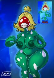 1girls areolae big_lips blonde_hair breasts green_skin hair_tuft kojoarts leaf leaf_hands mama_fireplant mario_(series) naughtypaw_(artist) nintendo no_eyes piranha_plant plant plant_girl plant_humanoid plantie red_skin solo the_super_mario_bros._super_show! thick thick_thighs ttherandom tthrandom tthrandom_rp voluptuous white_spots wide_hips