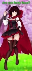 1girls 3d animated dakimakura long_video masturbation no_shoes no_sound panties ruby_rose rwby segal03 skirt stockings tagme thighhighs video