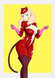 ann_takamaki atlus breasts female female_only looking_at_viewer nahone_peko persona persona_5 solo