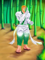 bamboo bara beard feet forest mondo muscular ninja s_n_2_9 suikoden