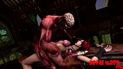 1girls 3d animated barbed_penis devilmask licker male monster outercourse paizuri penis rape resident_evil sfm sound source_filmmaker titjob video