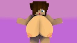 animated areolae ball_hair big_areola big_breasts big_nipples blue_eyes breasts brown_hair digital_drawing_(artwork) digital_media_(artwork) hair huge_areolae huge_breasts hyper_breasts minecraft nipple_piercing no_sex no_sound olexandr open_mouth pink_areola pink_nipples pink_pussy purple_background pussy red_tongue shadow simple_background standing swinging_breasts teeth tongue_out vagina video