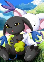 bbmbbf blackgatomon blacktailmon digihentai digimon furry gatomon palcomix tagme