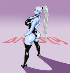 angel_(dragon_ball) latex ponytail tagme vados