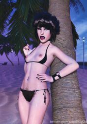 3d 3rd_party_edit beach belly_piercing bikini black_hair black_lipstick black_nails breasts_out choker edit edited excessive_pubic_hair exhibitionism female_pubic_hair flower_crown goth hairy hairy_nipples hairy_pussy happy_trail life_is_strange light-skinned_female max_caulfield nipple_hair nipple_piercing nipples nose_piercing panties piercing pubic_hair small_breasts smolfrog3d third-party_edit tongue_out tongue_piercing