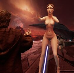 airress3d_(3d-modeller) anakin_skywalker asphyxiation force_choke forced lava magic magic_user male mustafar obi-wan_kenobi outside padme_amidala rape revenge_of_the_sith star_wars tagme the_force volcanic_setting