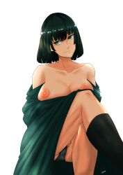 1girls absurd_res areola areolae ass ass_visible_through_thighs bangs bare_shoulders big_breasts bob_cut breasts busty clothed clothing collarbone covered_pussy crossed_legs curvaceous curvy curvy_body curvy_female curvy_figure dark_green_hair dress eye_contact eyelashes female female_focus fringe fubuki_(one-punch_man) green_eyes green_hair highres hips jhan large_breasts leg_lift leg_up legs legs_crossed legs_together light-skinned_female light_skin lips looking_at_viewer medium_hair nipples no_bra one-punch_man panties shiny_skin short_hair sitting skirt skirt_lift skirt_up slim smile smiling smirk socks sweat sweating teasing thick thick_legs thick_thighs thighs toned toned_body toned_female toned_legs topless underwear undressing upskirt vibrator vibrator_in_pussy vibrator_under_clothes vibrator_under_panties voluptuous white_background wide_hips