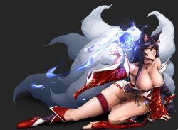 1girls 9_tails ahri animal_ear_fluff animal_ears animal_girl big_breasts black_hair breasts busty child_bearing_hips cleavage clothing curvaceous curves curvy curvy_body curvy_female curvy_females curvy_figure curvy_hips eyelashes eyeliner eyeshadow facial_markings female fluffy fluffy_ears fluffy_tail fluffy_tails fox fox_ears fox_girl fox_tail furry_tail glistening glistening_body glistening_breasts glistening_genitalia glistening_hair glistening_penis glistening_skin grin hips hourglass_figure huge_breasts humanoid inner_ear_fluff kemonomimi kitsune large_breasts league_of_legends light-skinned_female light_skin lips lipstick long_hair multiple_tails mushypeas naughty_face nine_tailed_fox pale-skinned_female pale_skin riot_games seduction seductive seductive_eyes seductive_look seductive_mouth seductive_smile suggestive suggestive_gesture suggestive_look suggestive_pose tail thick_thighs thighs vastaya video_games voluptuous wide_hips yellow_eyes