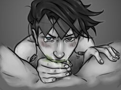rohan kishibe from diamond is unbreakable by beetle (artist)